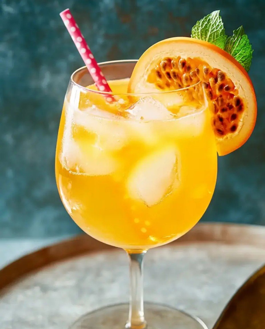 Maracuja Spritz – cocktail rezepte fruchtig & erfrischend image 2