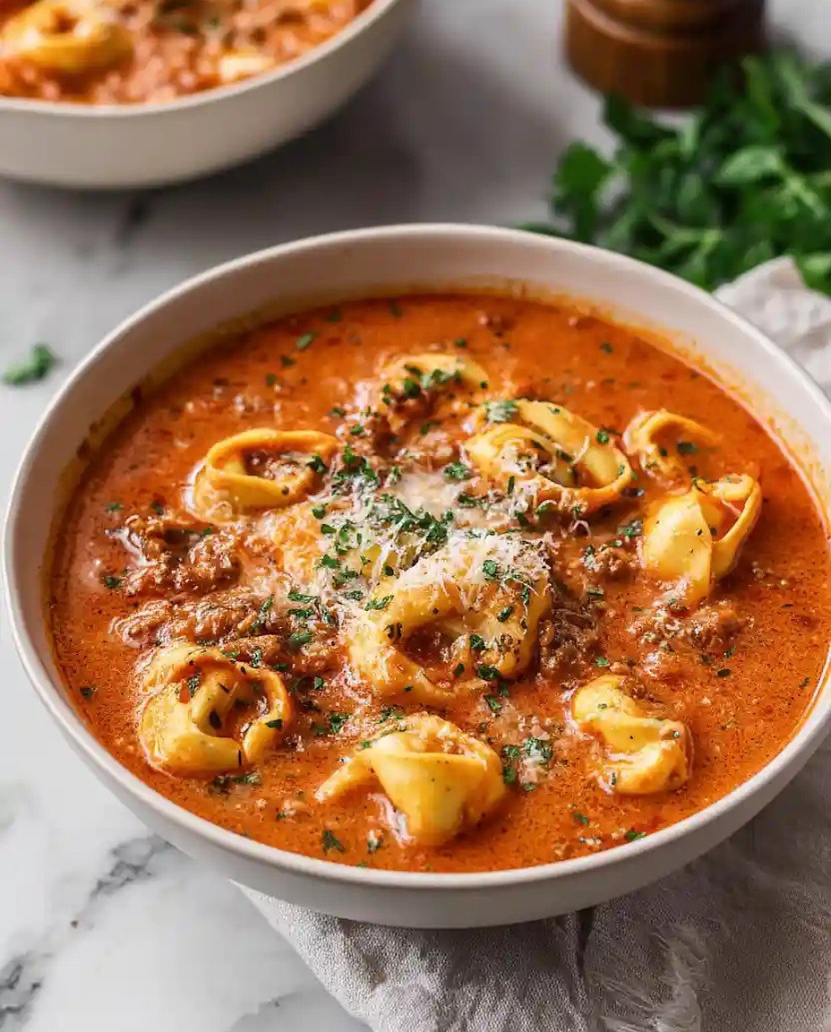 Mundgerechte Lasagnasuppe mit Tortellini – Lecker und einfach! image 2