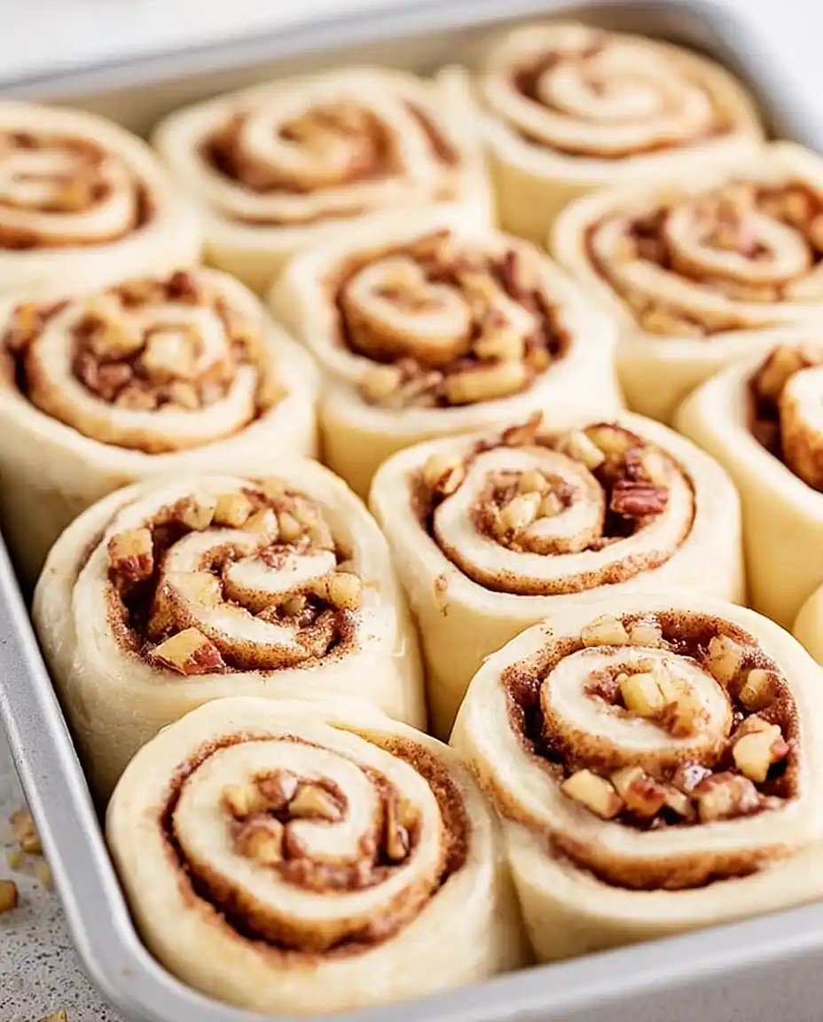 Pekannuss-Apfel-Zimtschnecken image 2