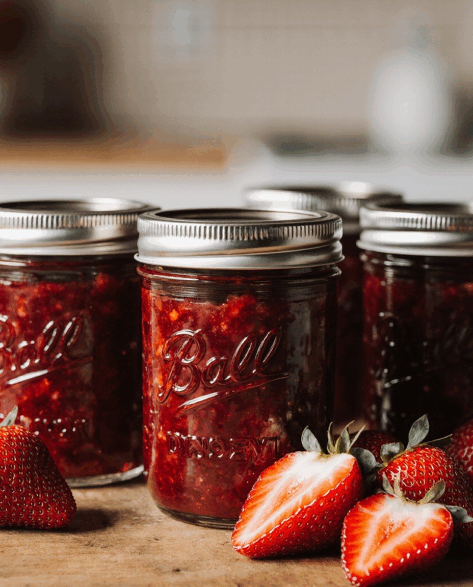 Perfekte süße Erdbeer-Freizeitmarmelade image 2