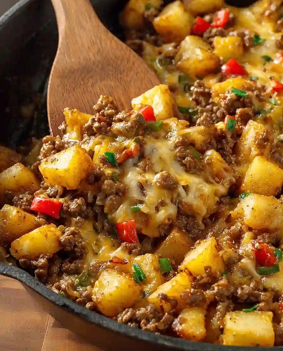 Rinderhackfleisch-Kartoffelpfanne image 2