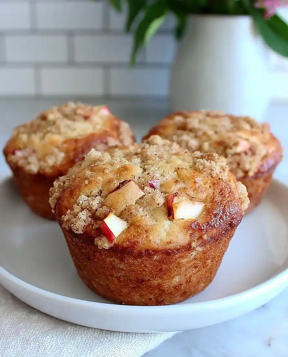 Saftige Apfelmuffins mit knusprigem Topping image 2