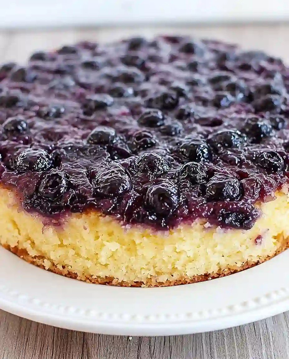 Saftiger Blaubeer-Kuchen mit Umkehrteig - Ein himmlisches Rezept für Naschkatzen! image 2