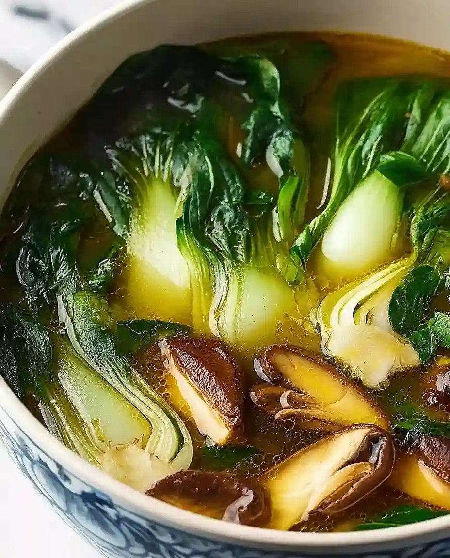 Selbstgemachte Bok Choy Suppe mit Knoblauch und Ingwer – Gesund & Lecker! image 2