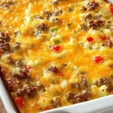 Selbstgemachte Frühstücksauflauf - Ein einfaches Rezept für ein herzhaftes Frühstück!