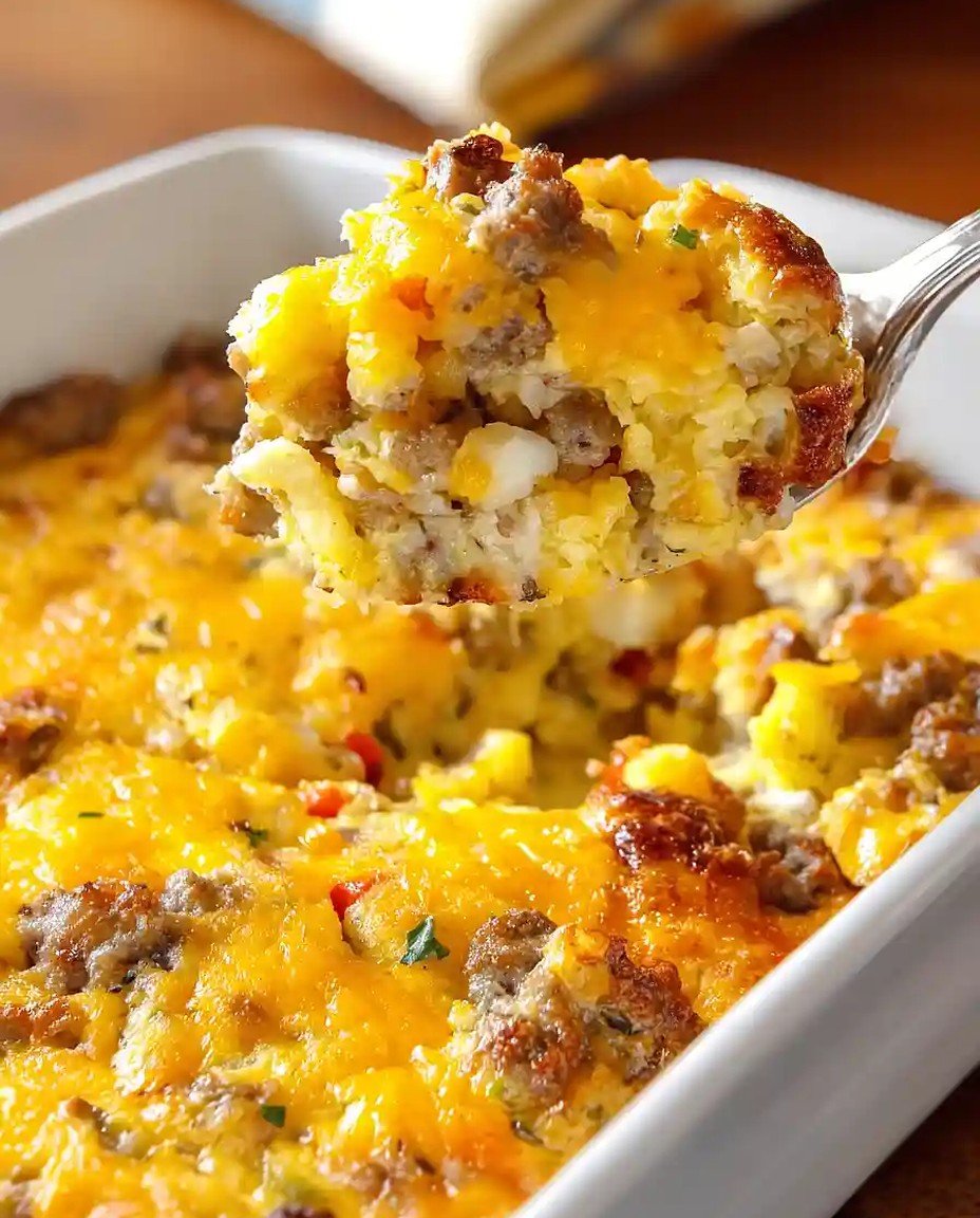 Selbstgemachte Frühstücksauflauf - Ein einfaches Rezept für ein herzhaftes Frühstück! image 2