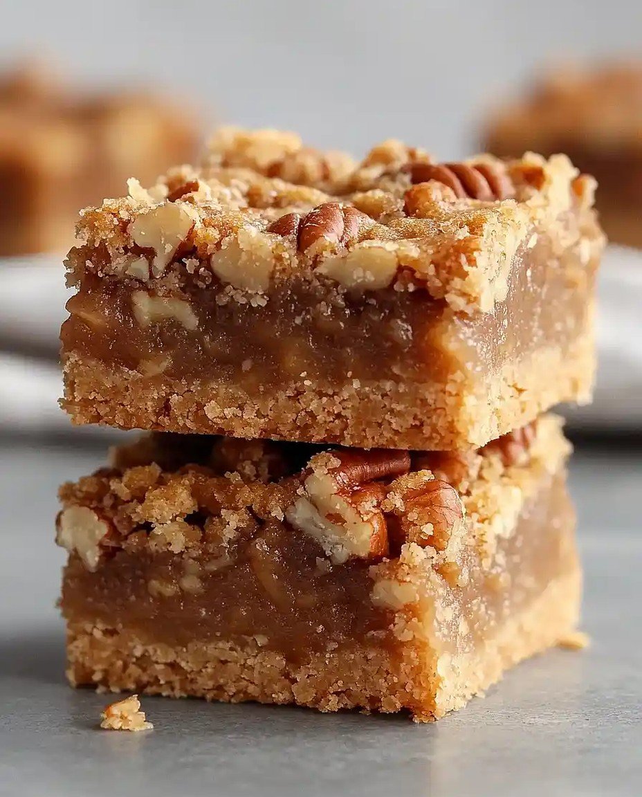 Süße Pekannuss-Pie-Riegel mit Zuckerkekskruste - ein verführerisches Rezept für den perfekten Genuss! image 2