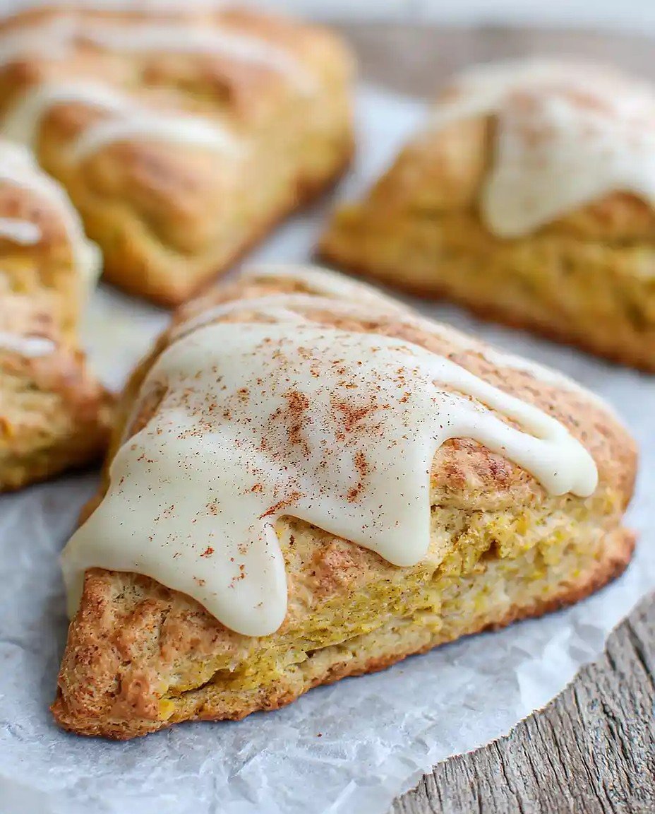 Süße Sauerteig-Kürbis-Scones für den Herbstgenuss image 2