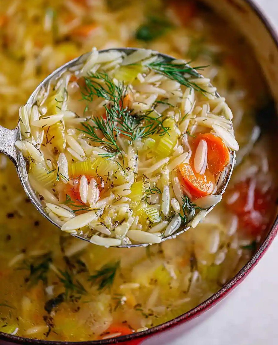 Unwiderstehliche Orzo-Lauch-Dill-Suppe image 2