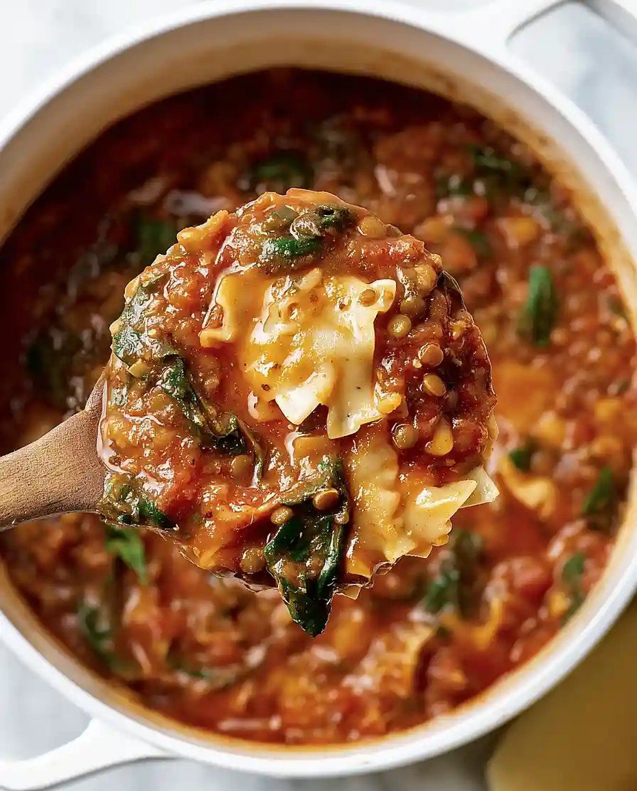 Vegane Linsen-Lasagne-Suppe – Herzhaft und gesund! image 2