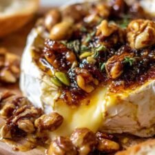 Warmes gebackenes Brie mit Feigenmarmelade – Das perfekte Rezept für Käseliebhaber!