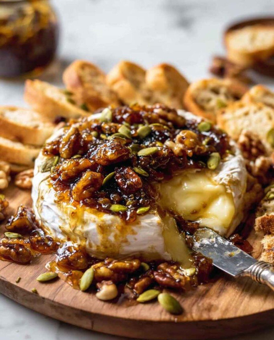 Warmes gebackenes Brie mit Feigenmarmelade – Das perfekte Rezept für Käseliebhaber! image 2